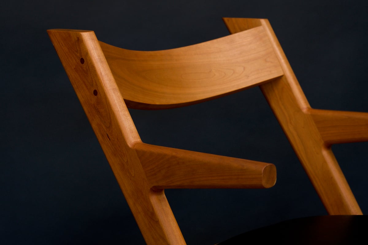The Jackson Chair V3 - With Vinyl Seat | Ameer Navidi Designs